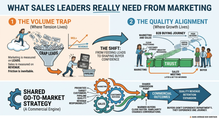 What Sales leaders need from marketing
